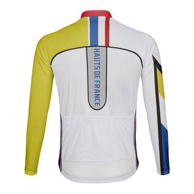 Customized Hauts de France Men's Cycling Jersey Long Sleeve