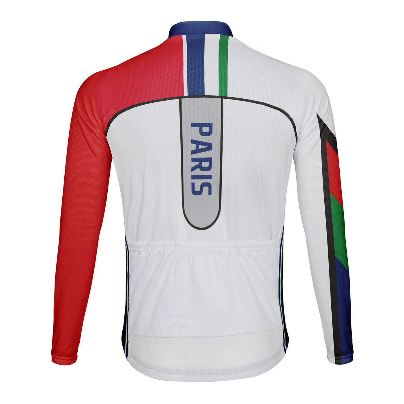 Customized Paris Men's Cycling Jersey Long Sleeve