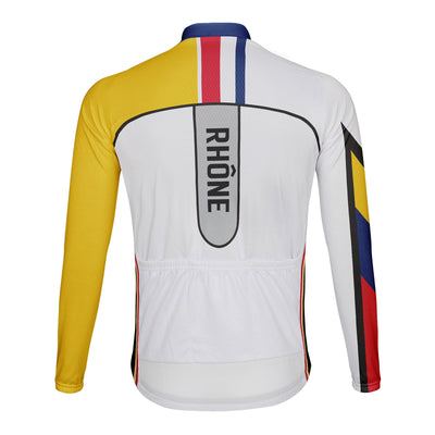 Customized Rhône Men's Cycling Jersey Long Sleeve
