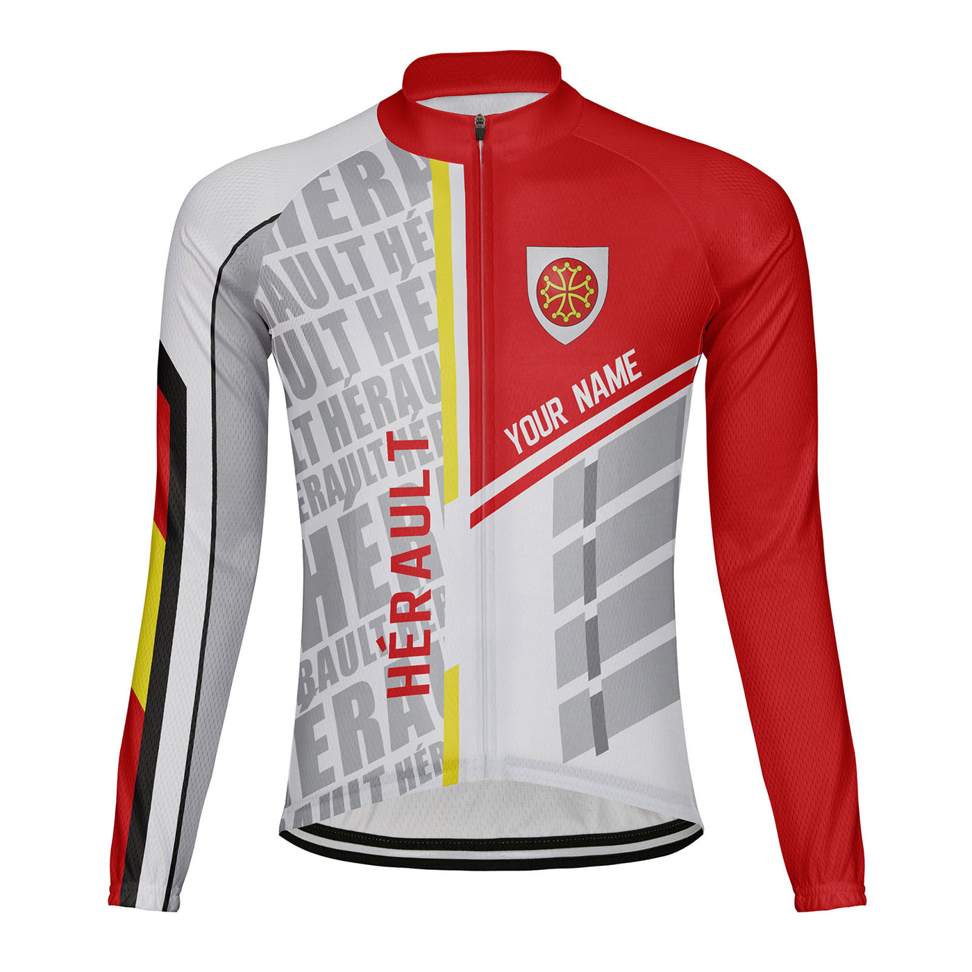 Customized Hérault Men's Cycling Jersey Long Sleeve
