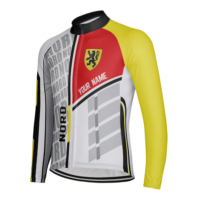 Customized Nord Men's Cycling Jersey Long Sleeve