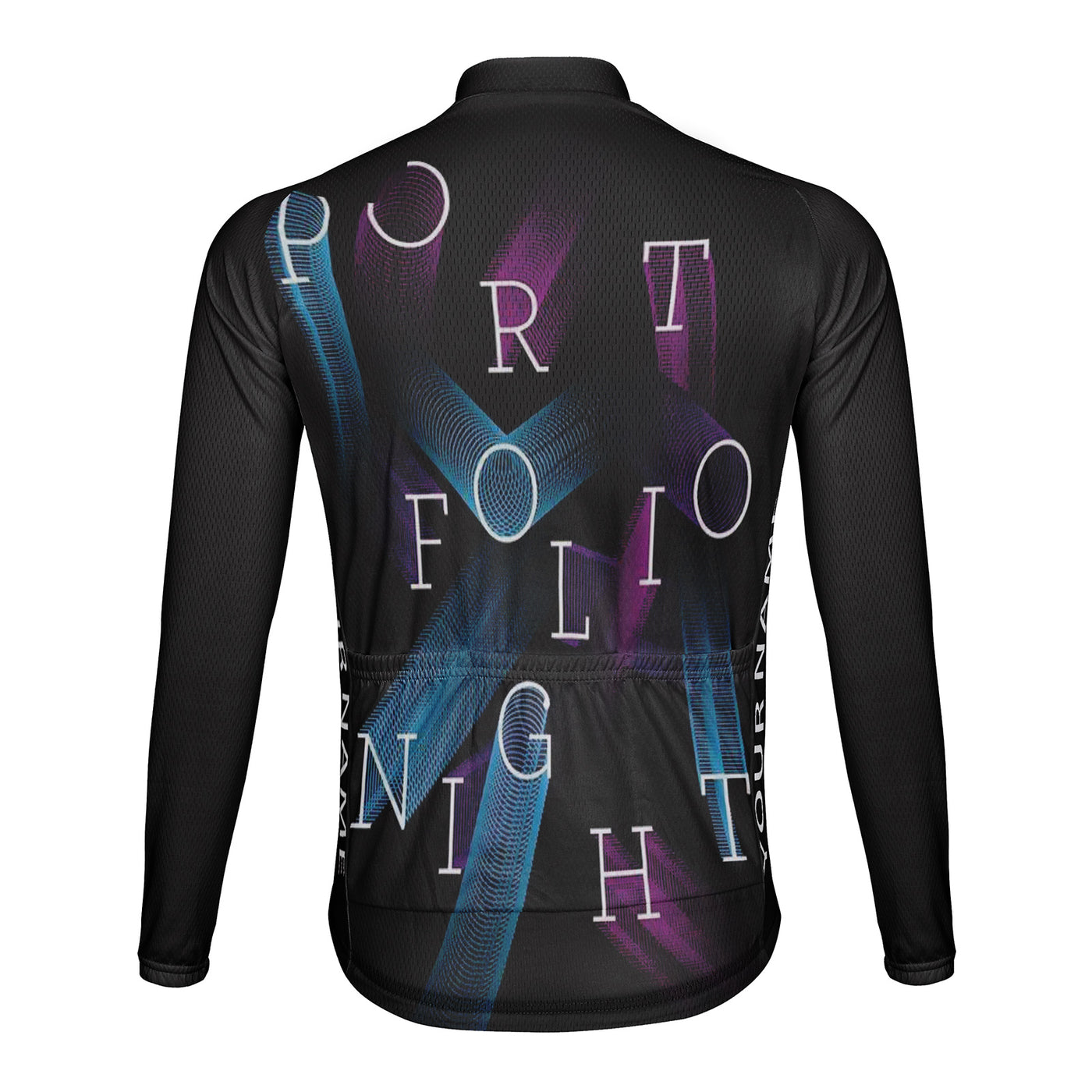 Customized Portfolionight Men's Cycling Jersey Long Sleeve