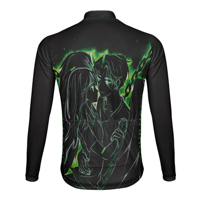 Customized Angel Men's Cycling Jersey Long Sleeve