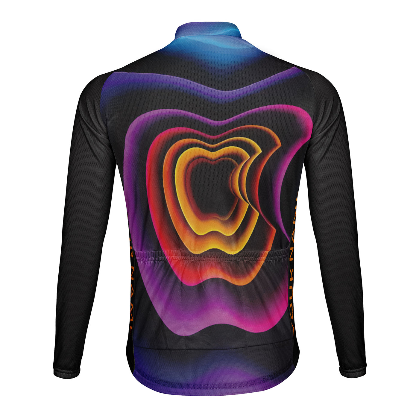 Customized Apple Men's Cycling Jersey Long Sleeve