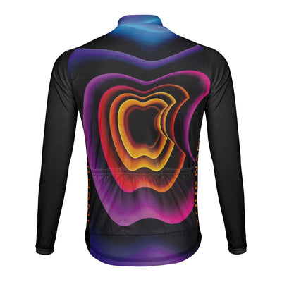Customized Apple Men's Cycling Jersey Long Sleeve