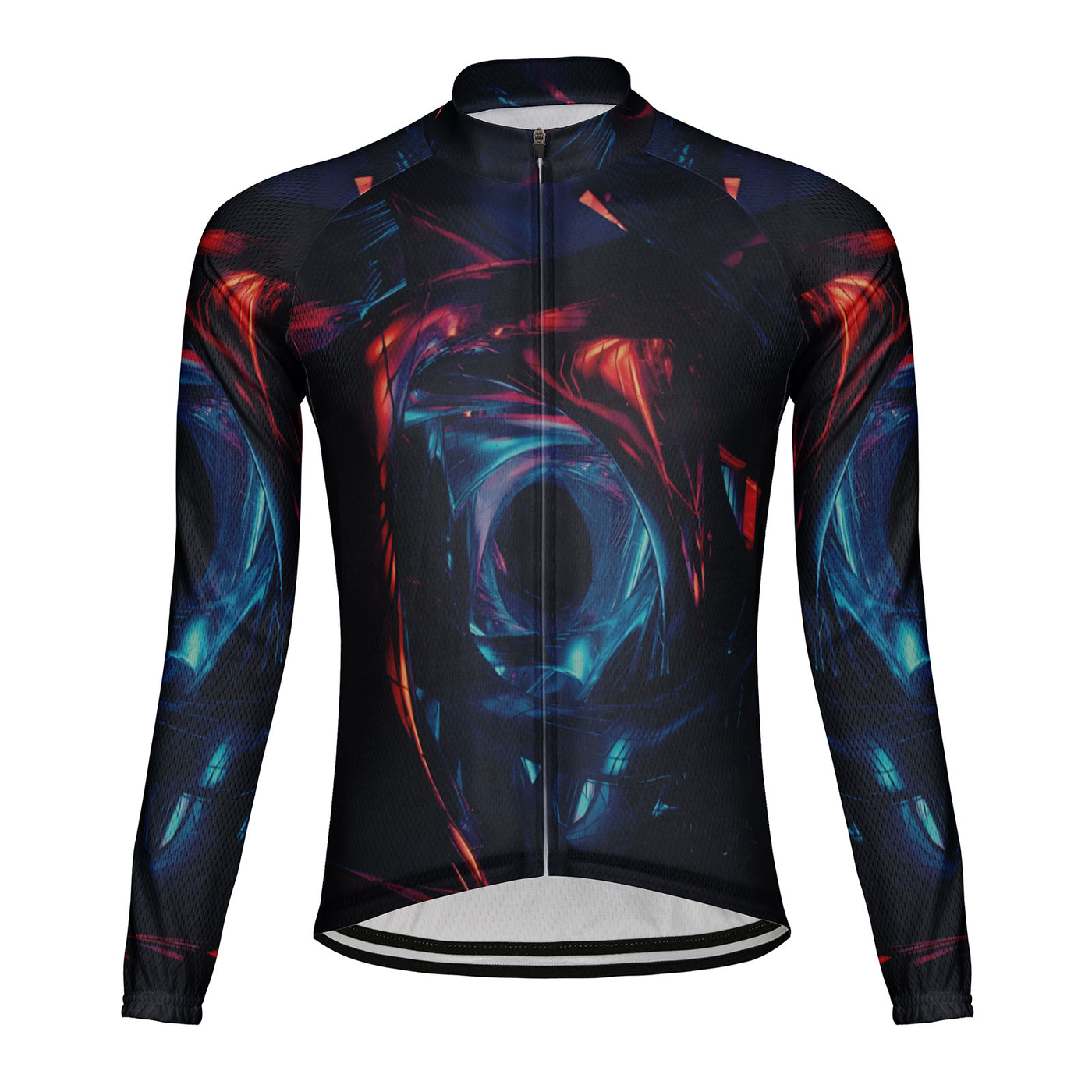 Customized Cool Colors Men's Cycling Jersey Long Sleeve