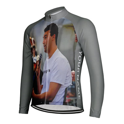 Customized Trump ally Kirk Men's Cycling Jersey Long Sleeve