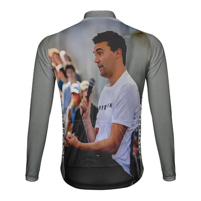Customized Trump ally Kirk Men's Cycling Jersey Long Sleeve