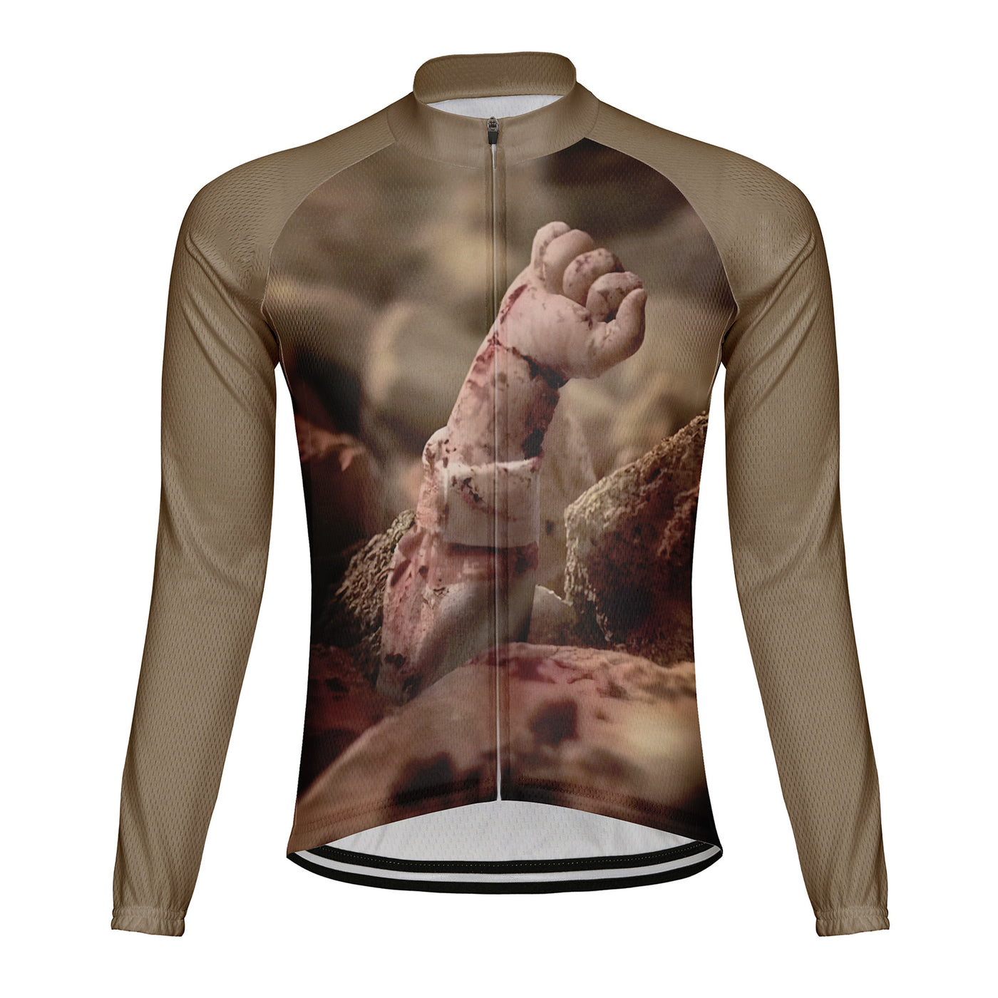 Customized Gaza Child Refugees Men's Cycling Jersey Long Sleeve