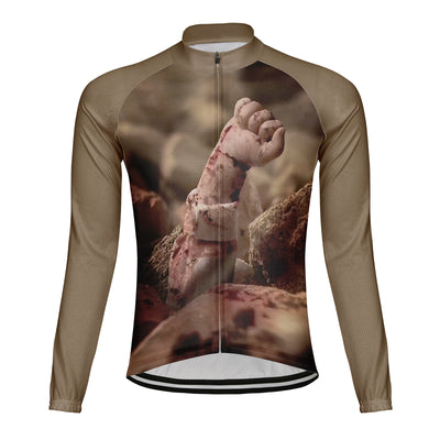 Customized Gaza Child Refugees Men's Cycling Jersey Long Sleeve