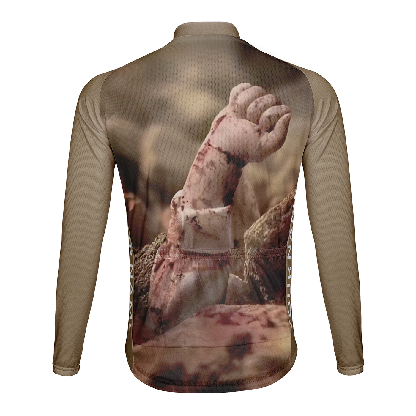 Customized Gaza Child Refugees Men's Cycling Jersey Long Sleeve