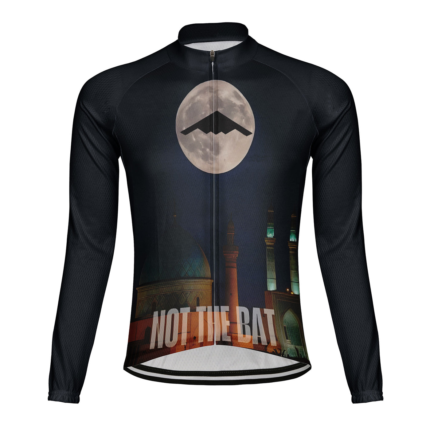 Customized Fighter Jet Men's Cycling Jersey Long Sleeve