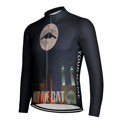 Customized Fighter Jet Men's Cycling Jersey Long Sleeve