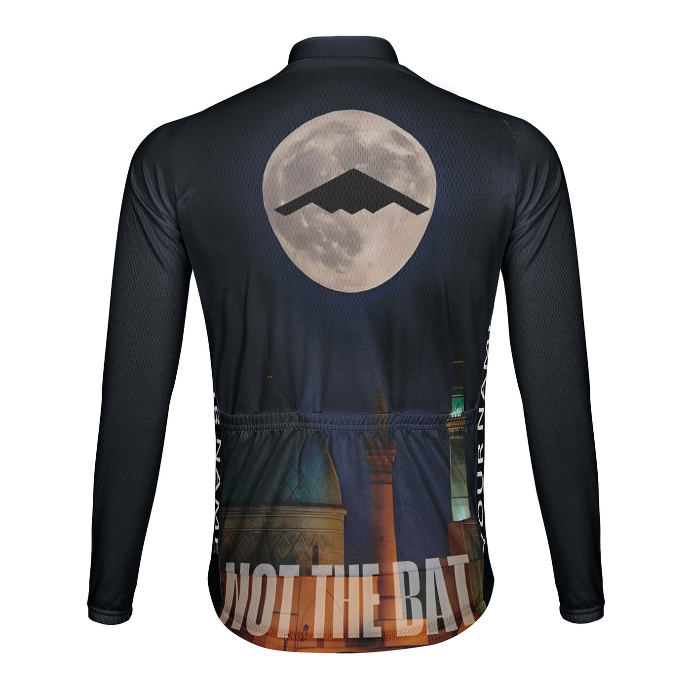 Customized Fighter Jet Men's Cycling Jersey Long Sleeve