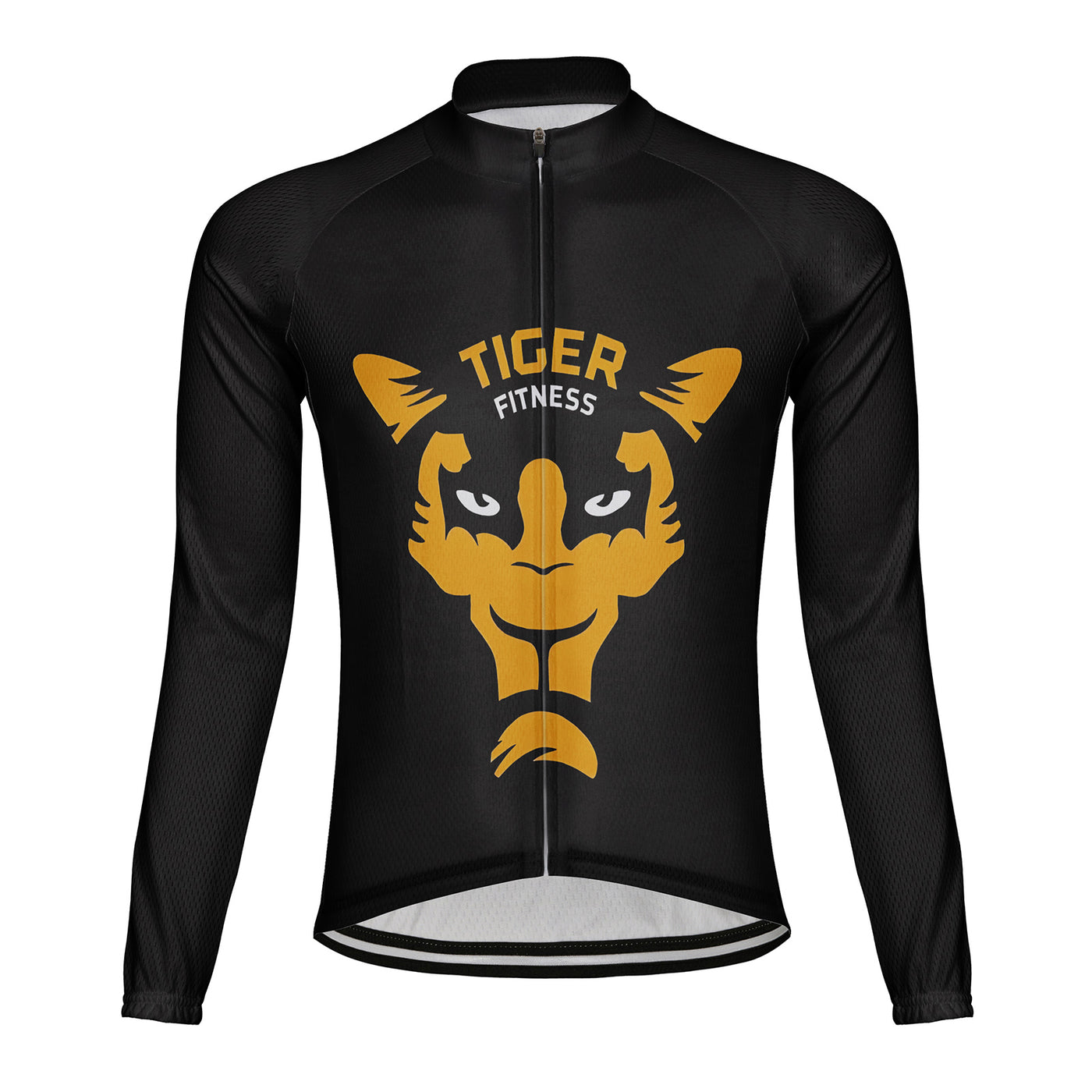 Customized Tiger Fitness Men's Cycling Jersey Long Sleeve