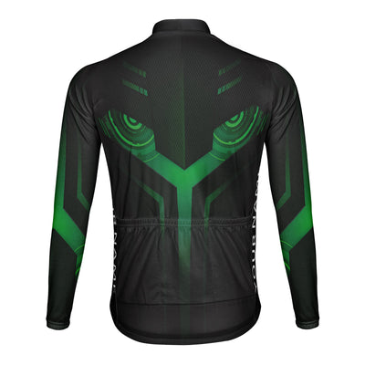 Customized Machine face Men's Cycling Jersey Long Sleeve