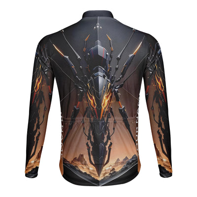 Customized Spider Men's Cycling Jersey Long Sleeve