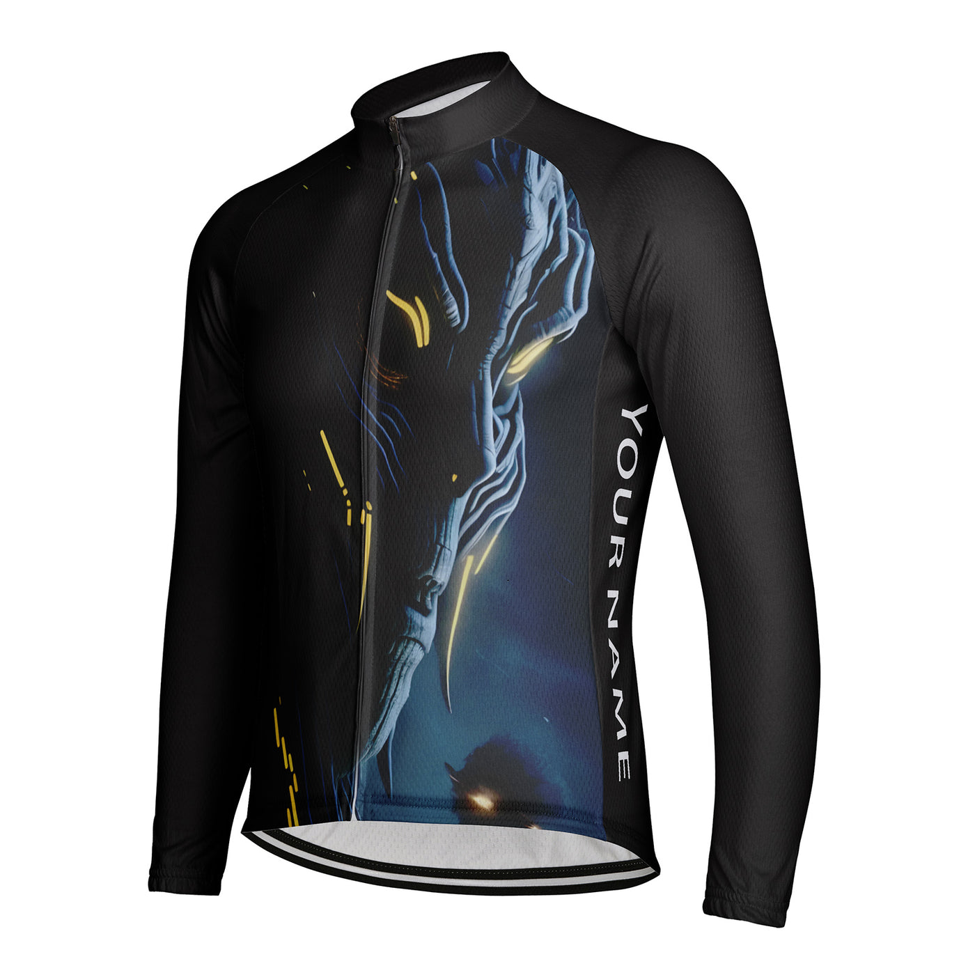 Customized Alien Men's Cycling Jersey Long Sleeve
