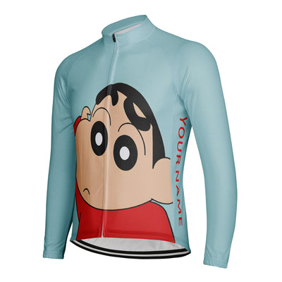 Customized Shin Men's Cycling Jersey Long Sleeve