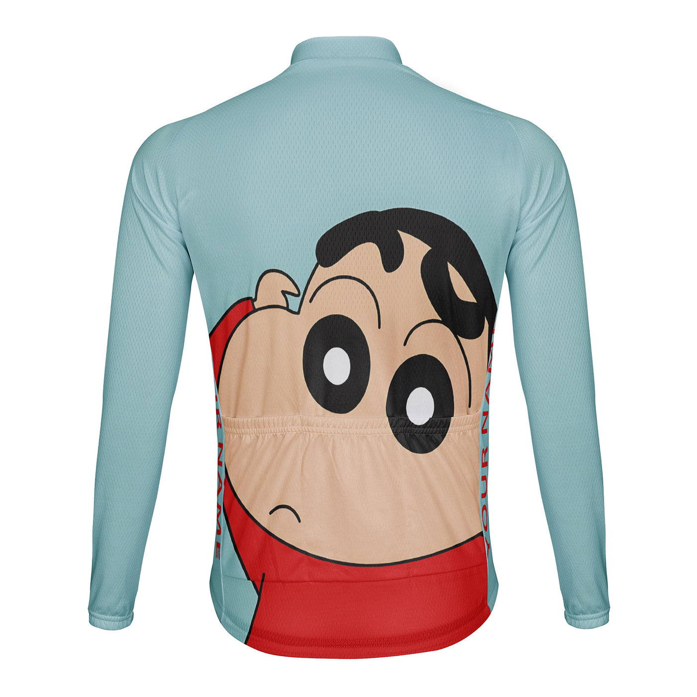 Customized Shin Men's Winter Thermal Fleece Cycling Jersey Long Sleeve