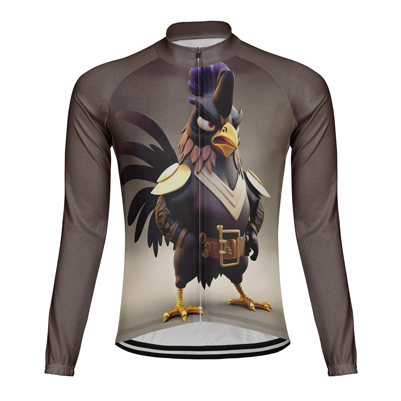 Customized Chicken Men's Cycling Jersey Long Sleeve