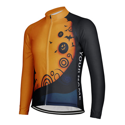 Customized Halloween Men's Cycling Jersey Long Sleeve