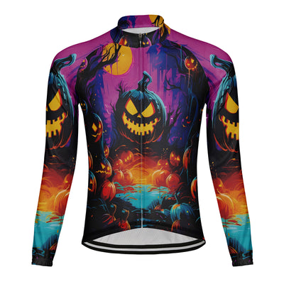 Customized Halloween Men's Cycling Jersey Long Sleeve
