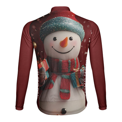 Customized Christmas Men's Cycling Jersey Long Sleeve