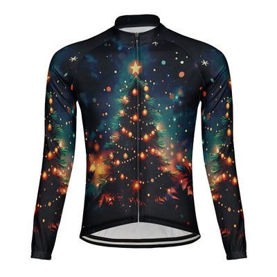 Customized Christmas Men's Cycling Jersey Long Sleeve