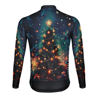 Customized Christmas Men's Cycling Jersey Long Sleeve