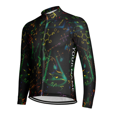 Customized Scientific Formulas Men's Cycling Jersey Long Sleeve