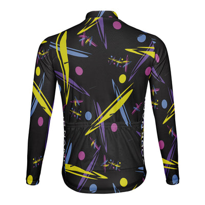Customized Memphis Style Men's Cycling Jersey Long Sleeve