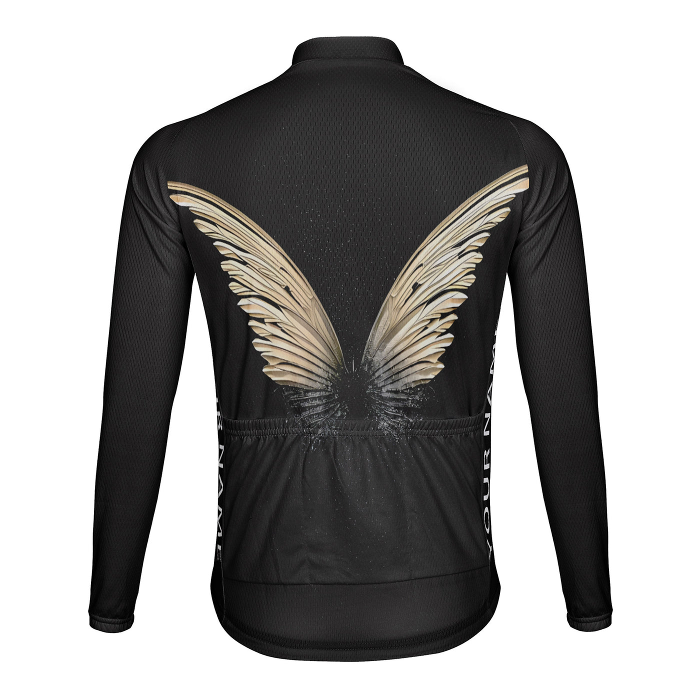 Customized Butterfly Men's Cycling Jersey Long Sleeve