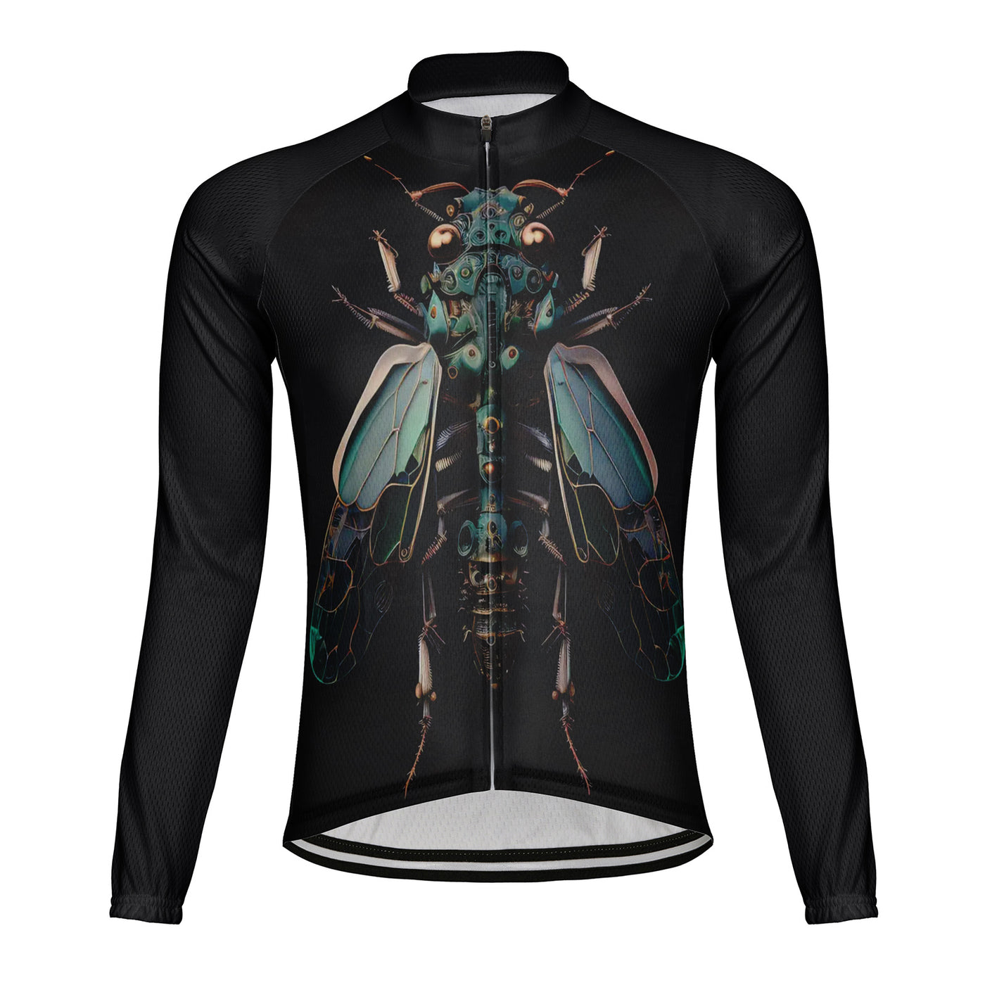 Customized Cyborg Insects Men's Cycling Jersey Long Sleeve