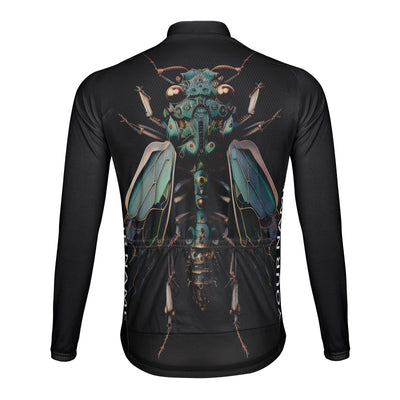 Customized Cyborg Insects Men's Cycling Jersey Long Sleeve