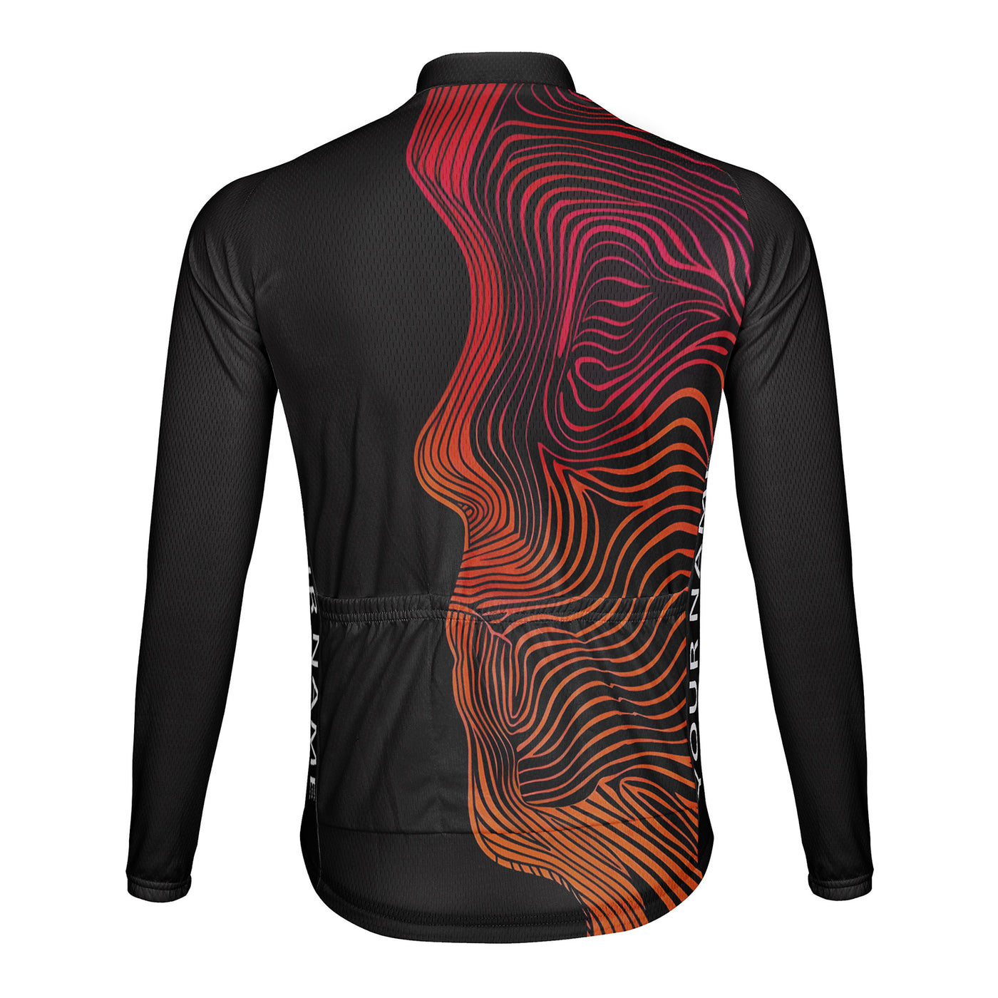 Customized Face Men's Cycling Jersey Long Sleeve