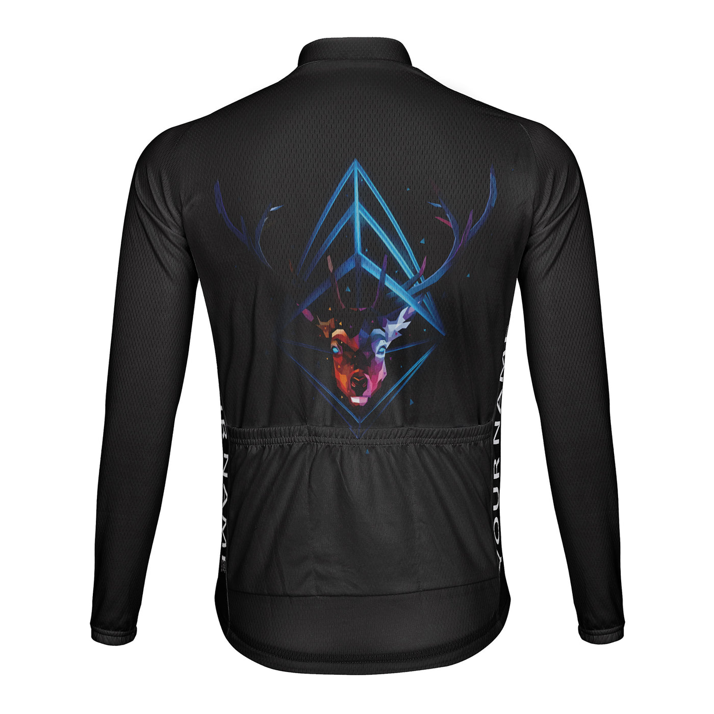Customized Deer Men's Cycling Jersey Long Sleeve