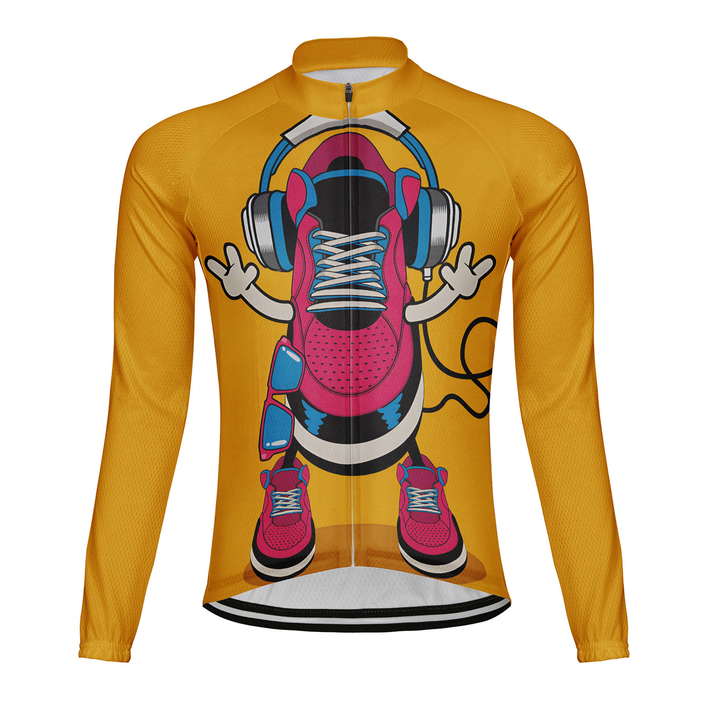 Customized Machine Shoes Men's Cycling Jersey Long Sleeve