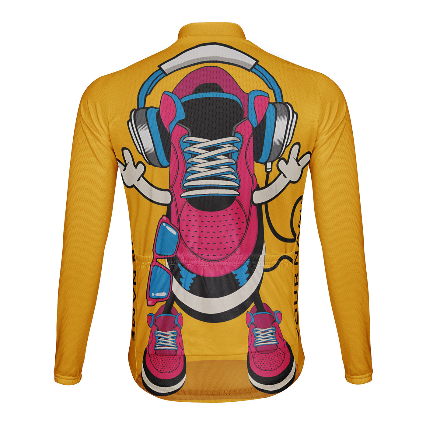 Customized Machine Shoes Men's Cycling Jersey Long Sleeve