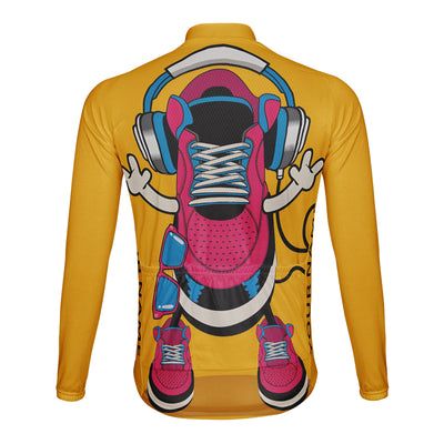 Customized Machine Shoes Men's Cycling Jersey Long Sleeve