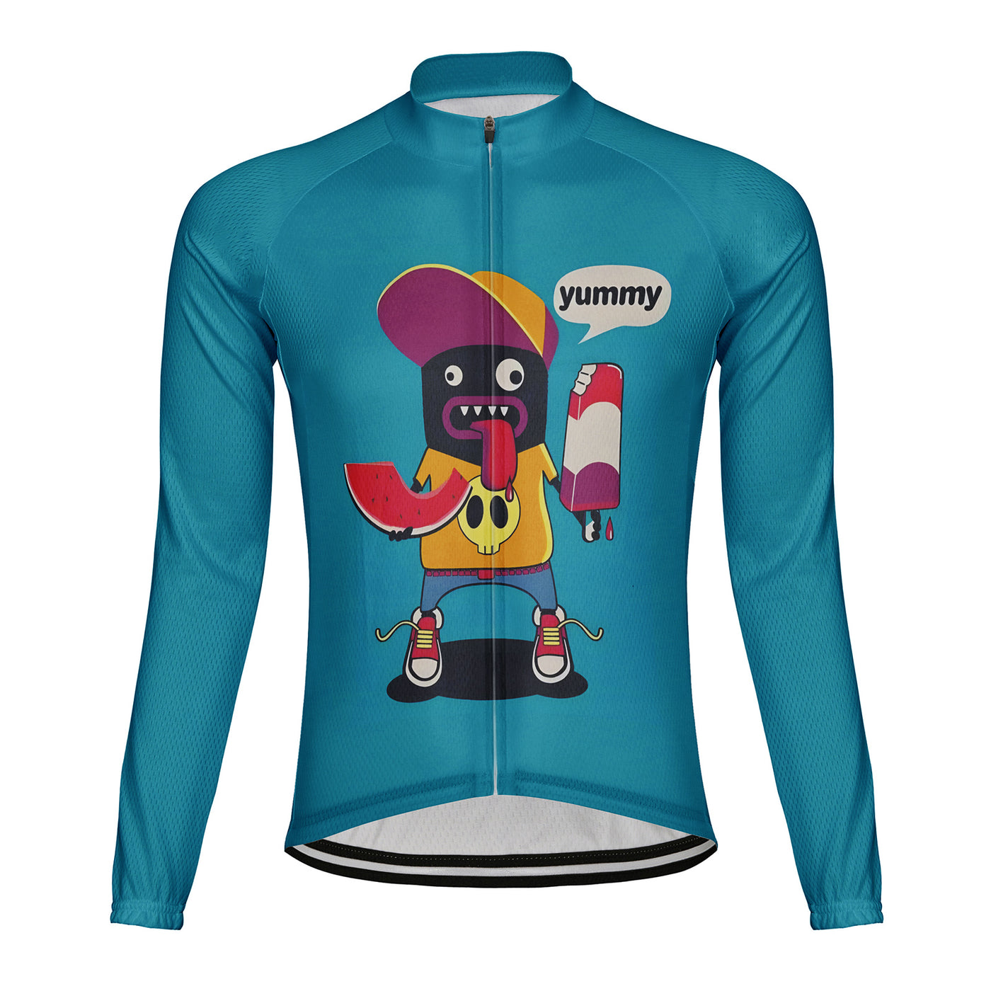 Customized Yummy Men's Cycling Jersey Long Sleeve