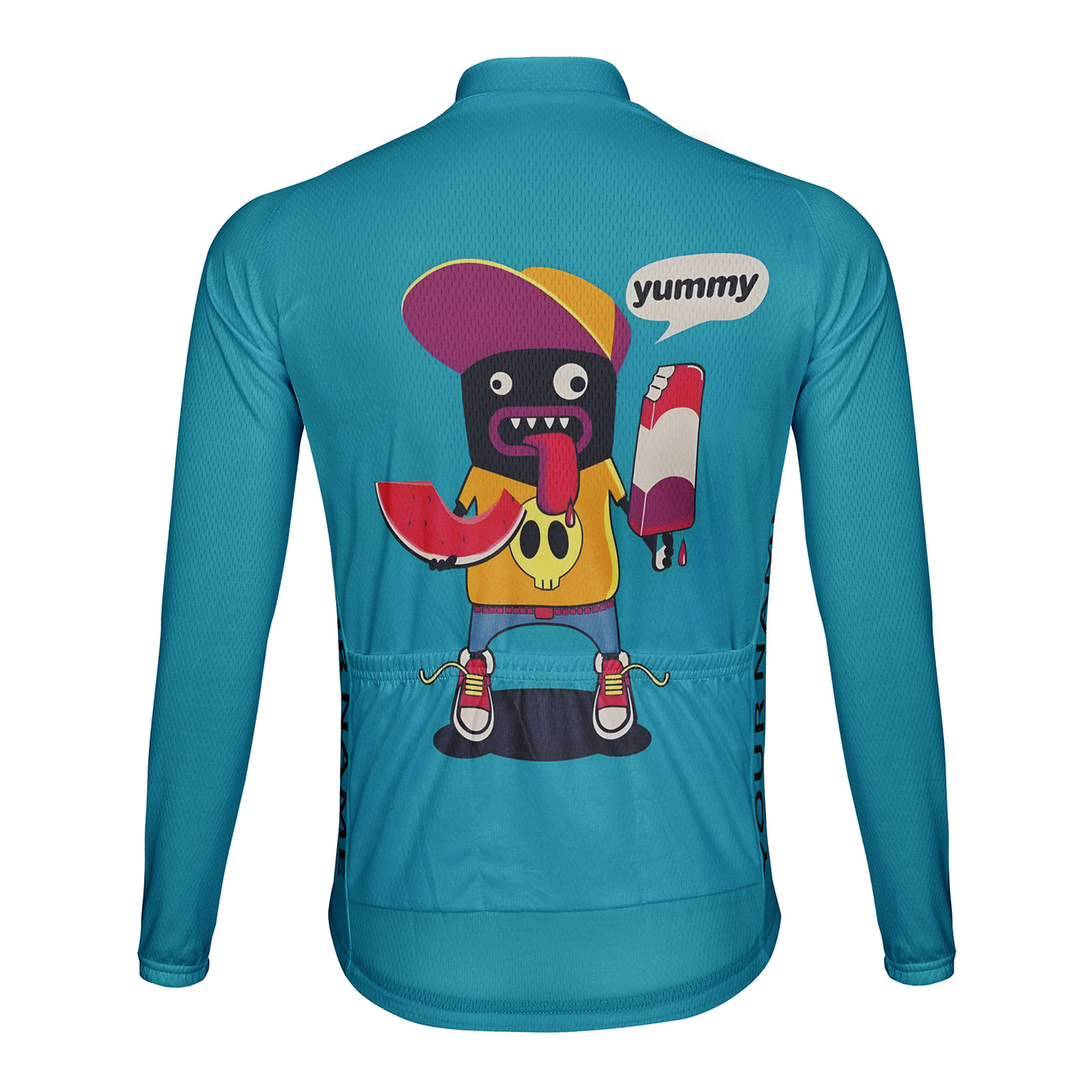 Customized Yummy Men's Cycling Jersey Long Sleeve