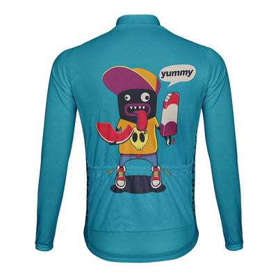 Customized Yummy Men's Cycling Jersey Long Sleeve