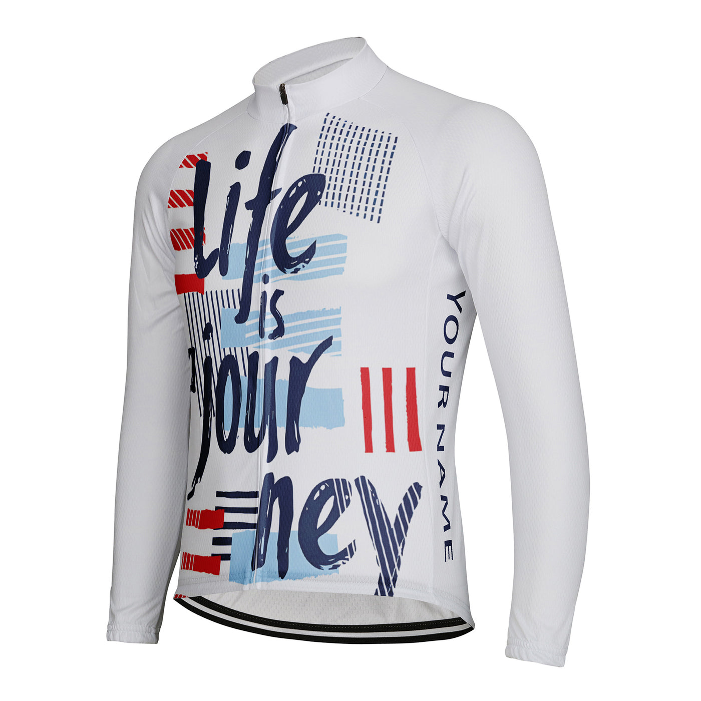 Customized Life Is Ajour Ney Men's Cycling Jersey Long Sleeve