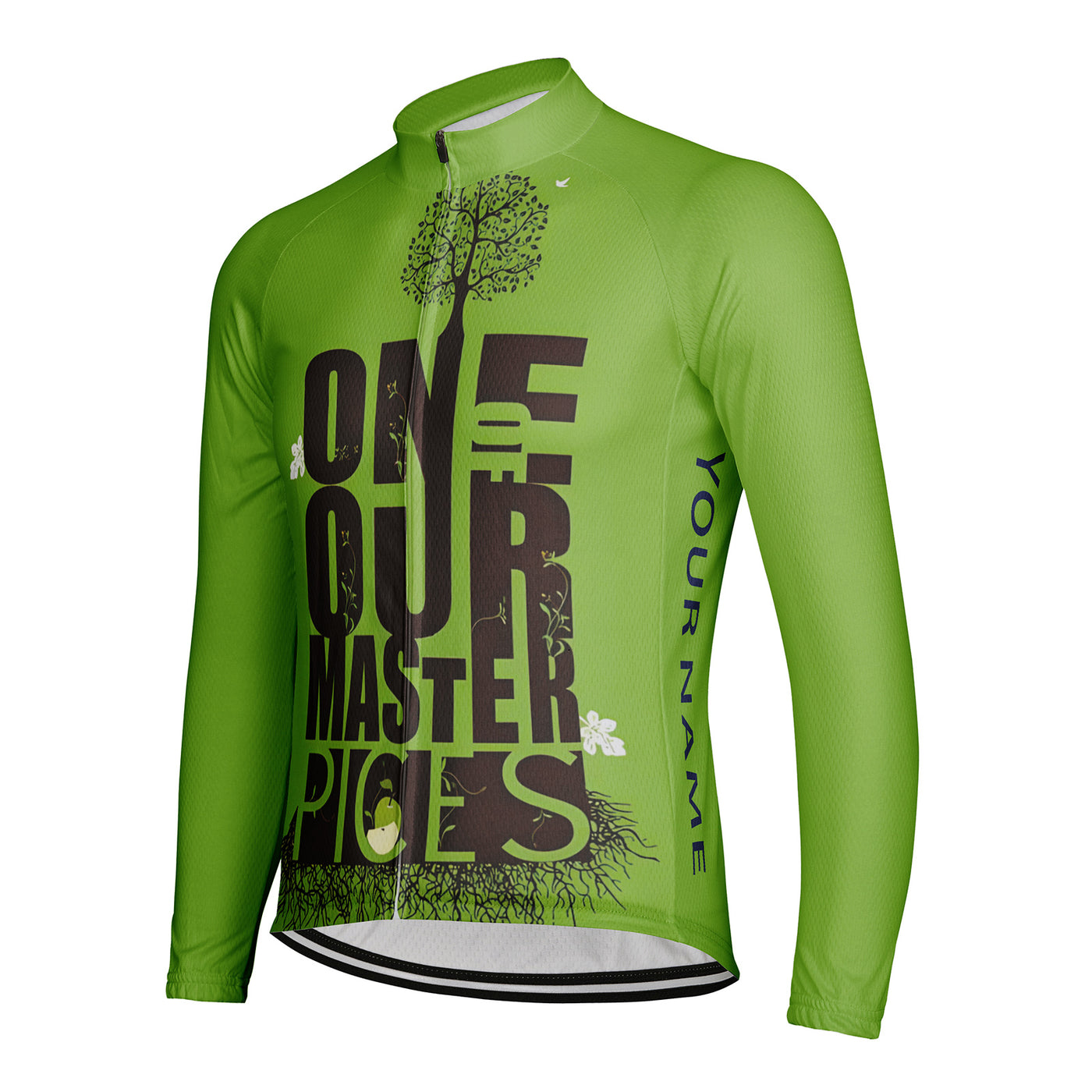Customized One Our Master Pices Men's Cycling Jersey Long Sleeve