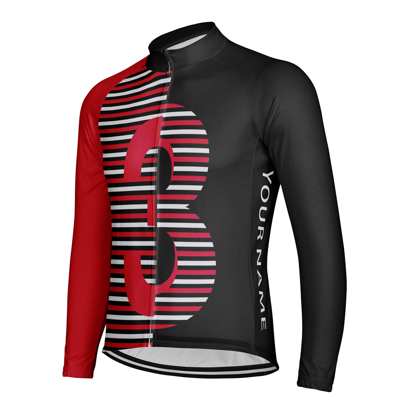 Customized 3D Men's Cycling Jersey Long Sleeve