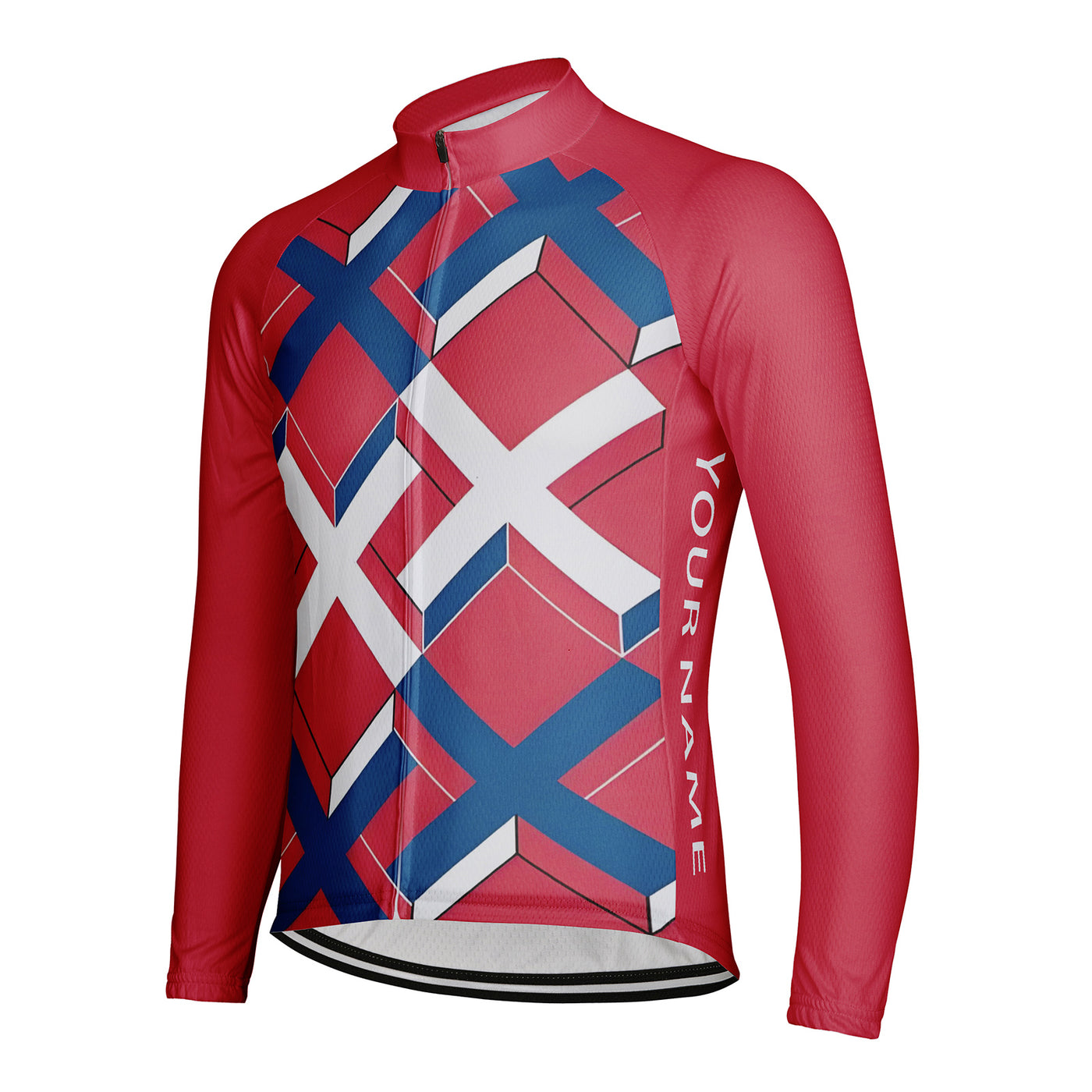 Customized XXX Men's Cycling Jersey Long Sleeve