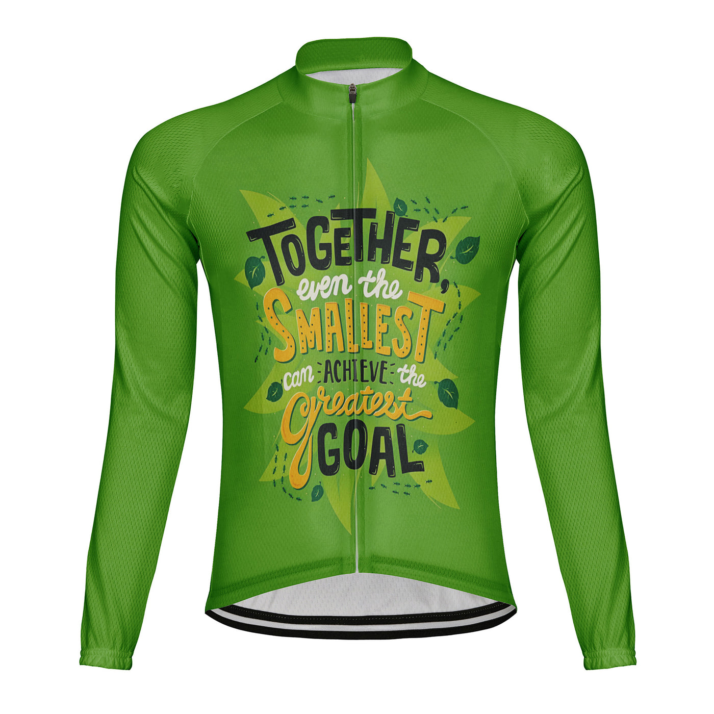 Customized Together Smallest Goal Men's Cycling Jersey Long Sleeve