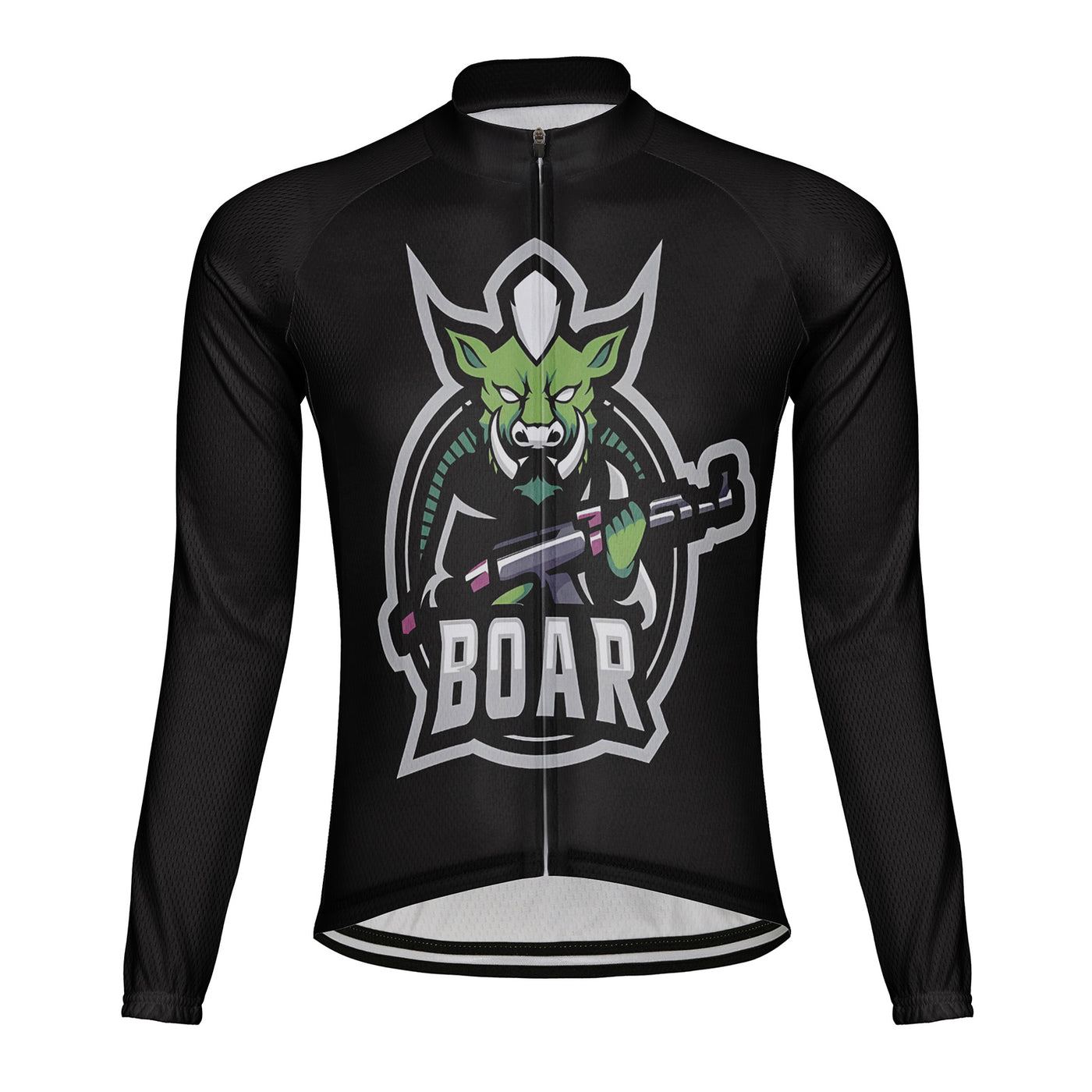 Customized Boar Men's Cycling Jersey Long Sleeve