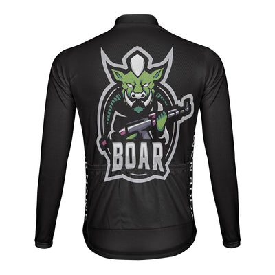 Customized Boar Men's Cycling Jersey Long Sleeve